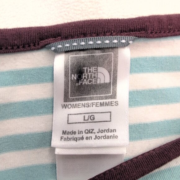 The North Face Women's Striped‎ Vapor-Wick Long Sleeve Tee L - Picture 4 of 10